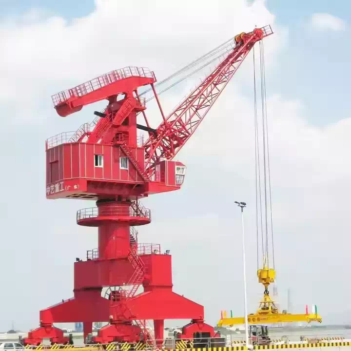 Floating Luffing Dock Jib Portal Crane