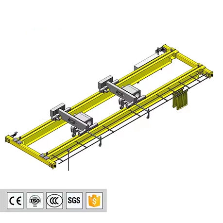 Double Trolley Hook Overhead Crane