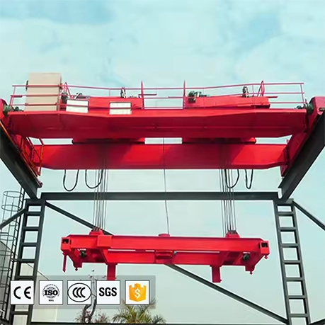 Double Trolley Hook Overhead Crane