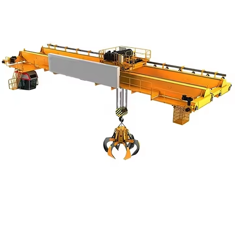 Double Girder Bridge Crane with Grab