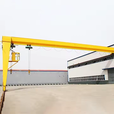 Single Girder Hoist Semi Gantry Crane