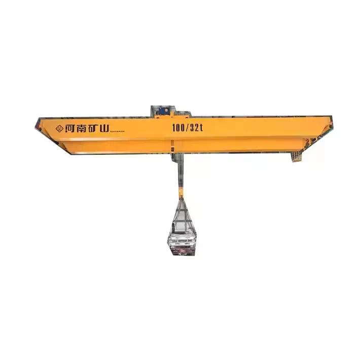 Two Purpose Bridge Crane Include Grab and Hook
