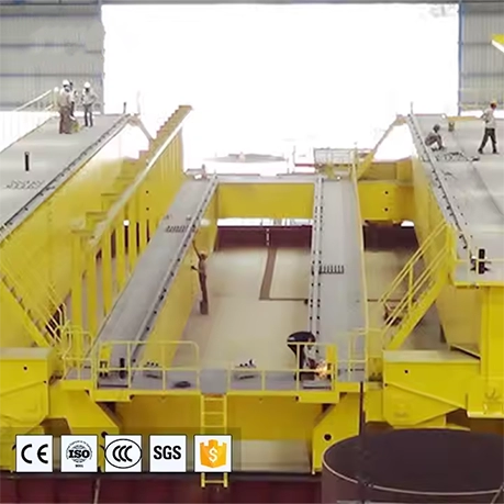 Four Girders Ladle Handling Casting Cranes