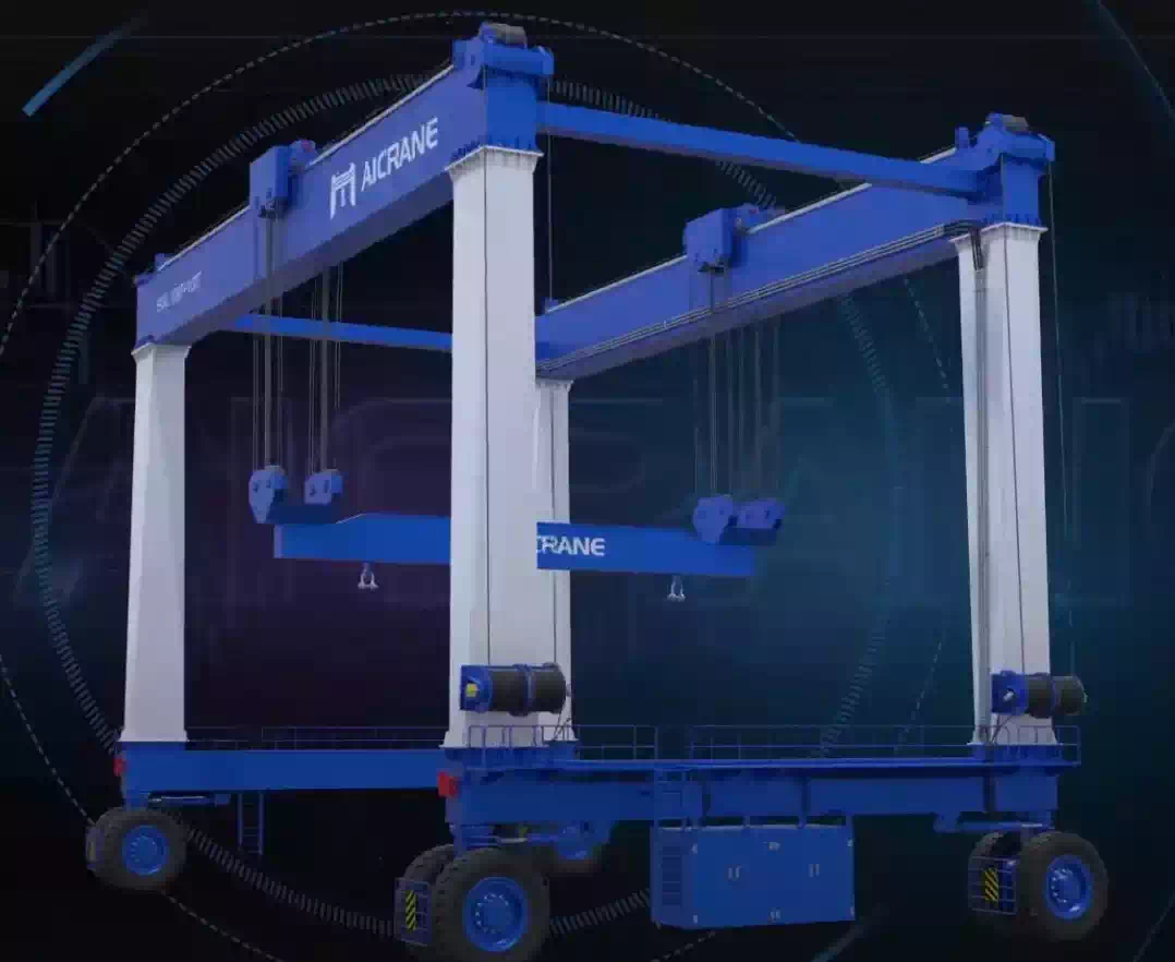 Beam lancher straddle carrier