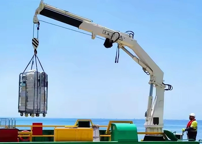 Marine Knuckle Boom Crane